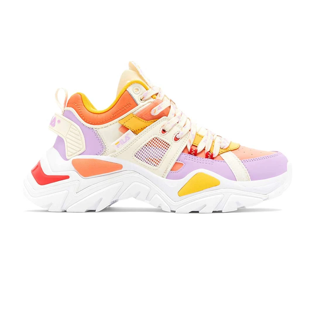 FILA - Women's Cage Mid Mixed Media Shoes (5RM01753 827) 3 FILA - Women's Cage Mid Mixed Media Shoes (5RM01753 827)